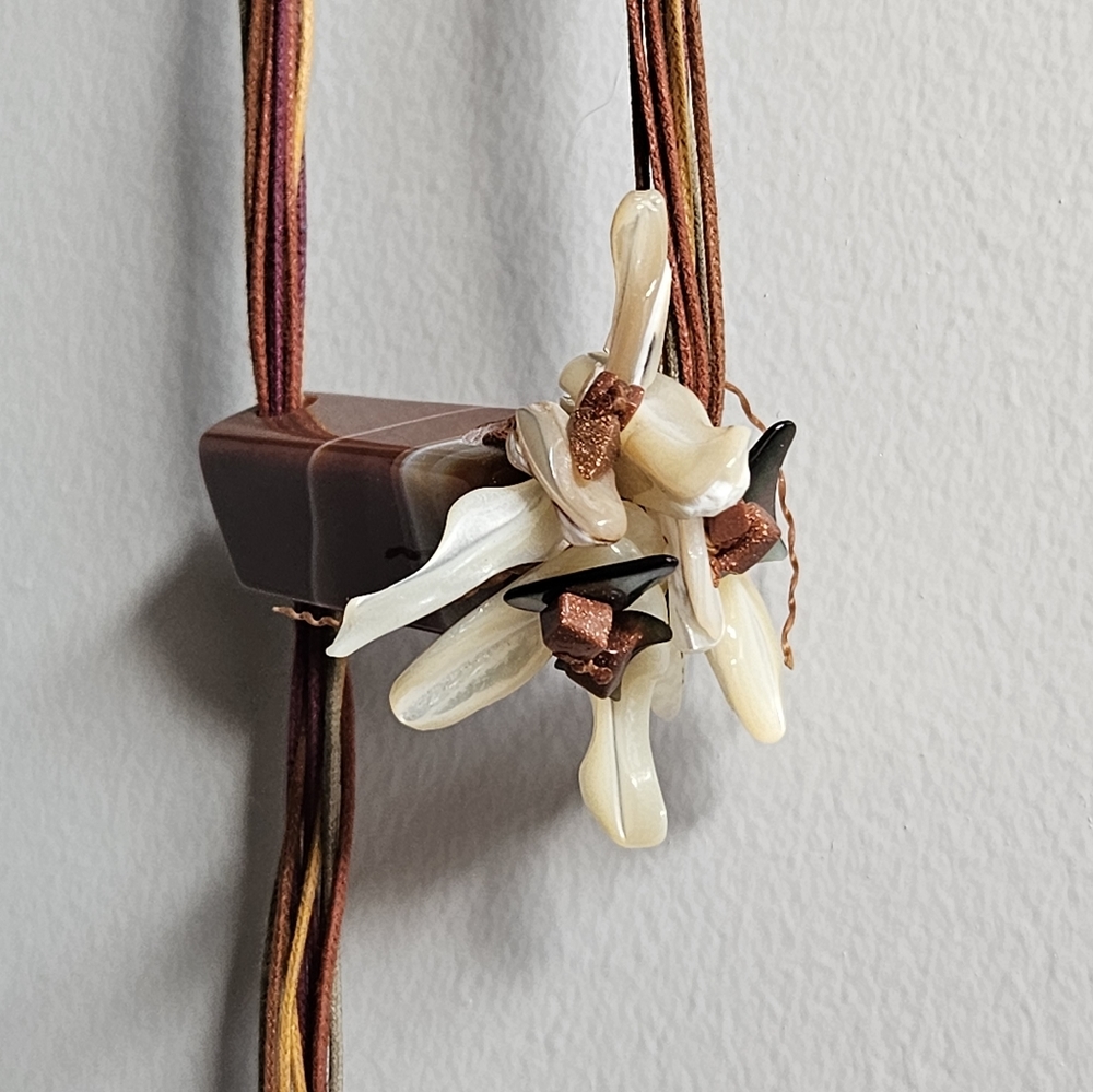 Brazilian Adjustable Statement Necklace - image 1